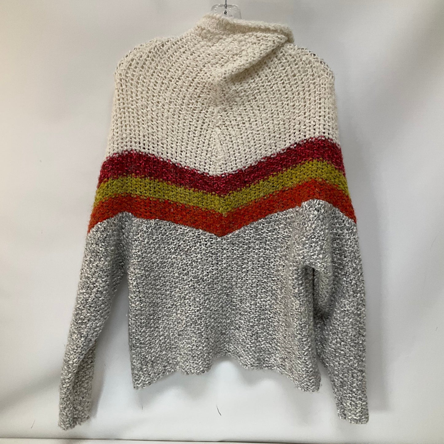 Sweater By Free People In Grey & White, Size: M