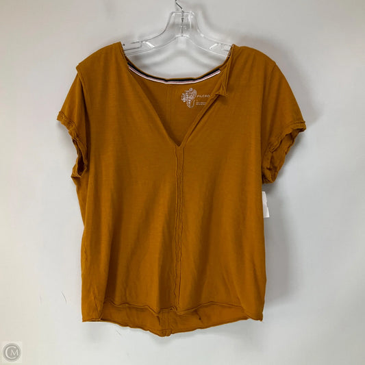 Top Short Sleeve Basic By Pilcro In Orange, Size: L