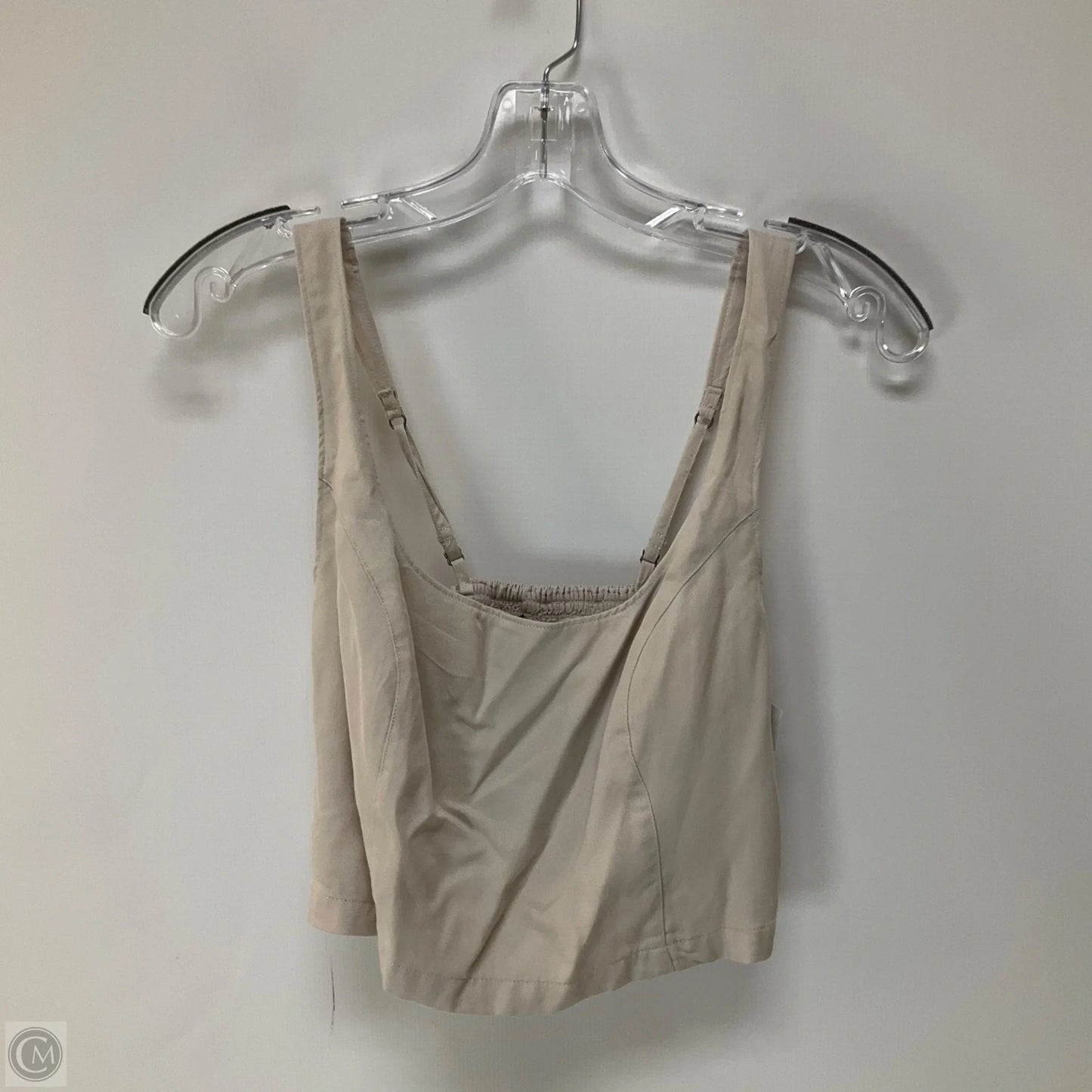 Top Sleeveless By Abercrombie And Fitch In Tan, Size: M