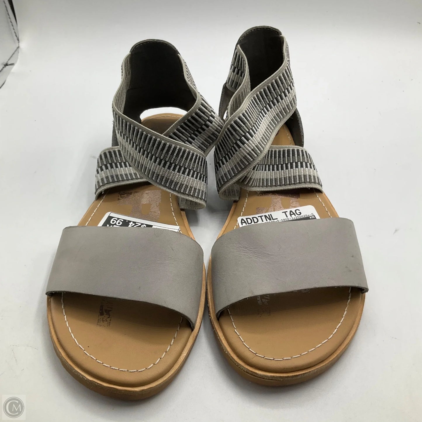 Sandals Flats By Sorel In Grey, Size: 8