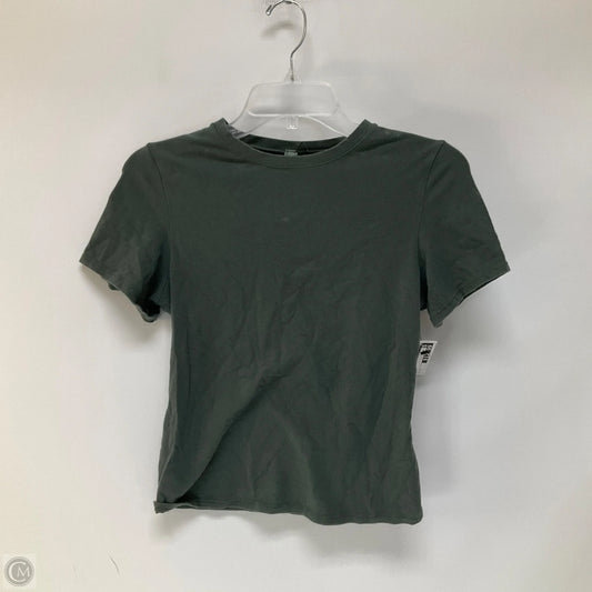 Top Short Sleeve By Skims In Green, Size: L