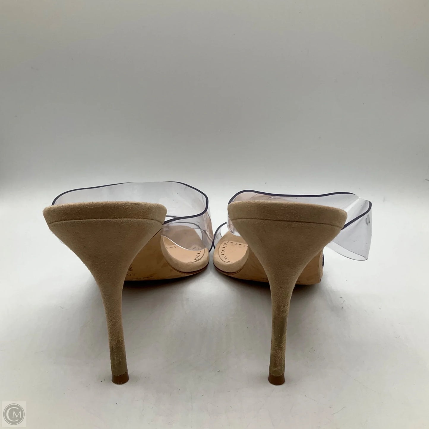Shoes Luxury Designer By Manolo Blahnik In Tan, Size: 9