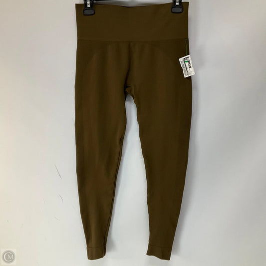 Athletic Leggings By Cmb In Brown, Size: M