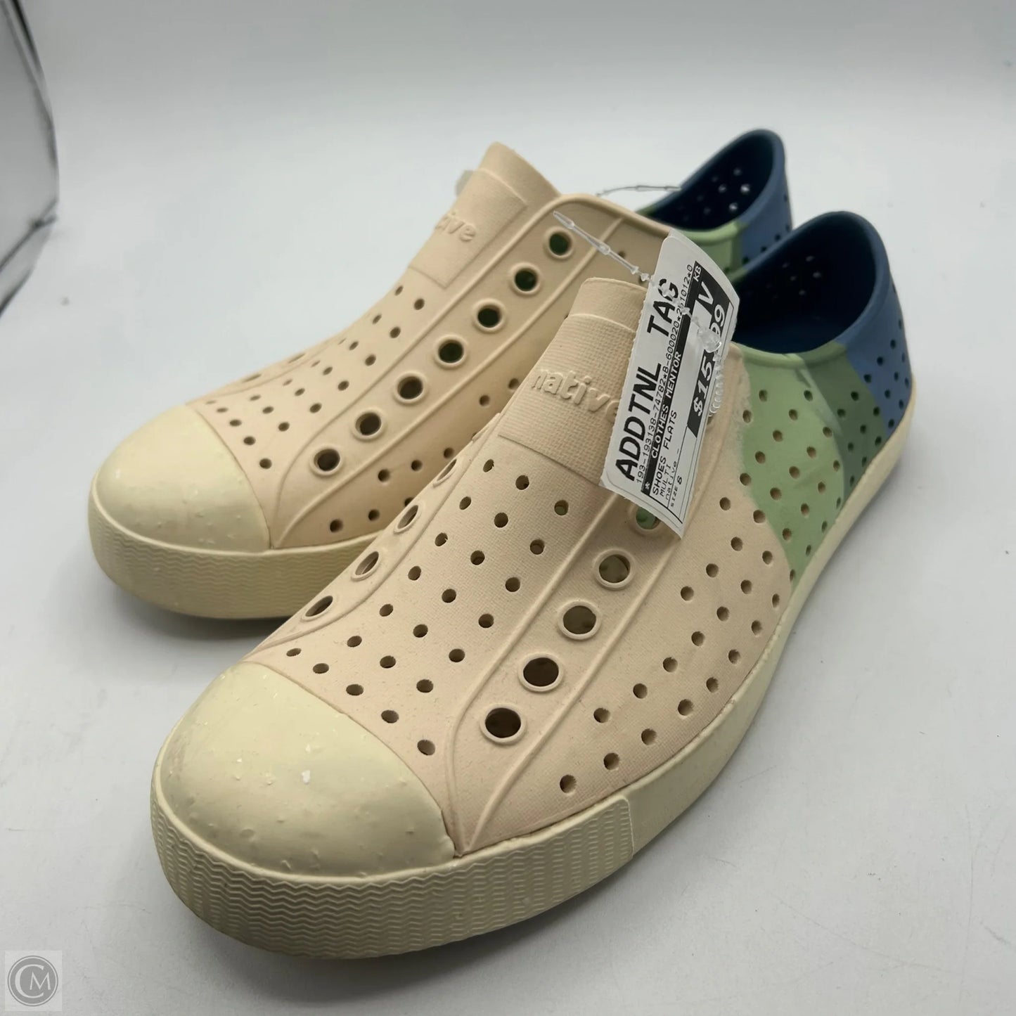 Shoes Flats By Clothes Mentor In Multi-colored, Size: 8