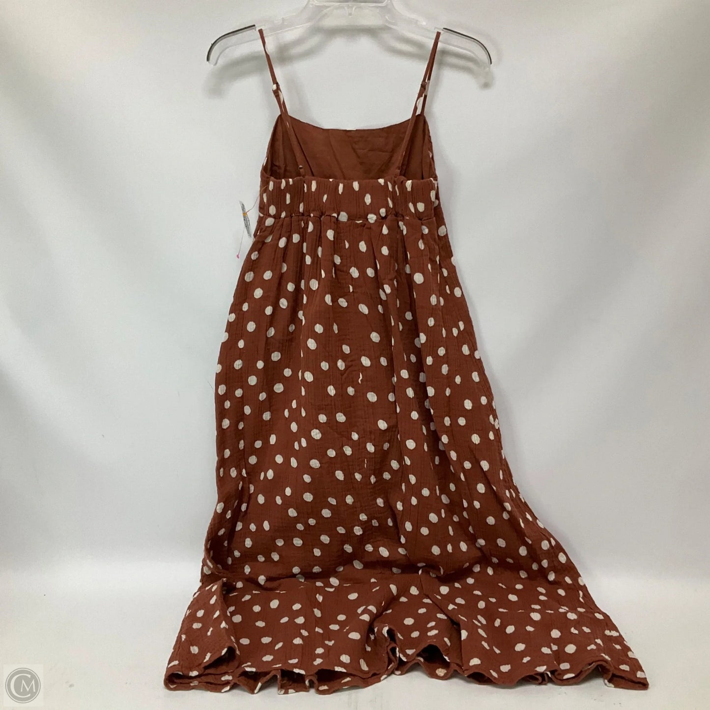 Dress Casual Midi By Abercrombie And Fitch In Brown, Size: S