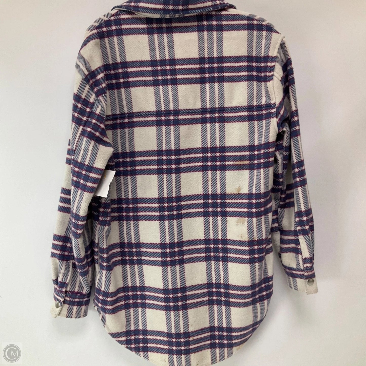 Jacket Shirt By Joie In Blue, Size: S