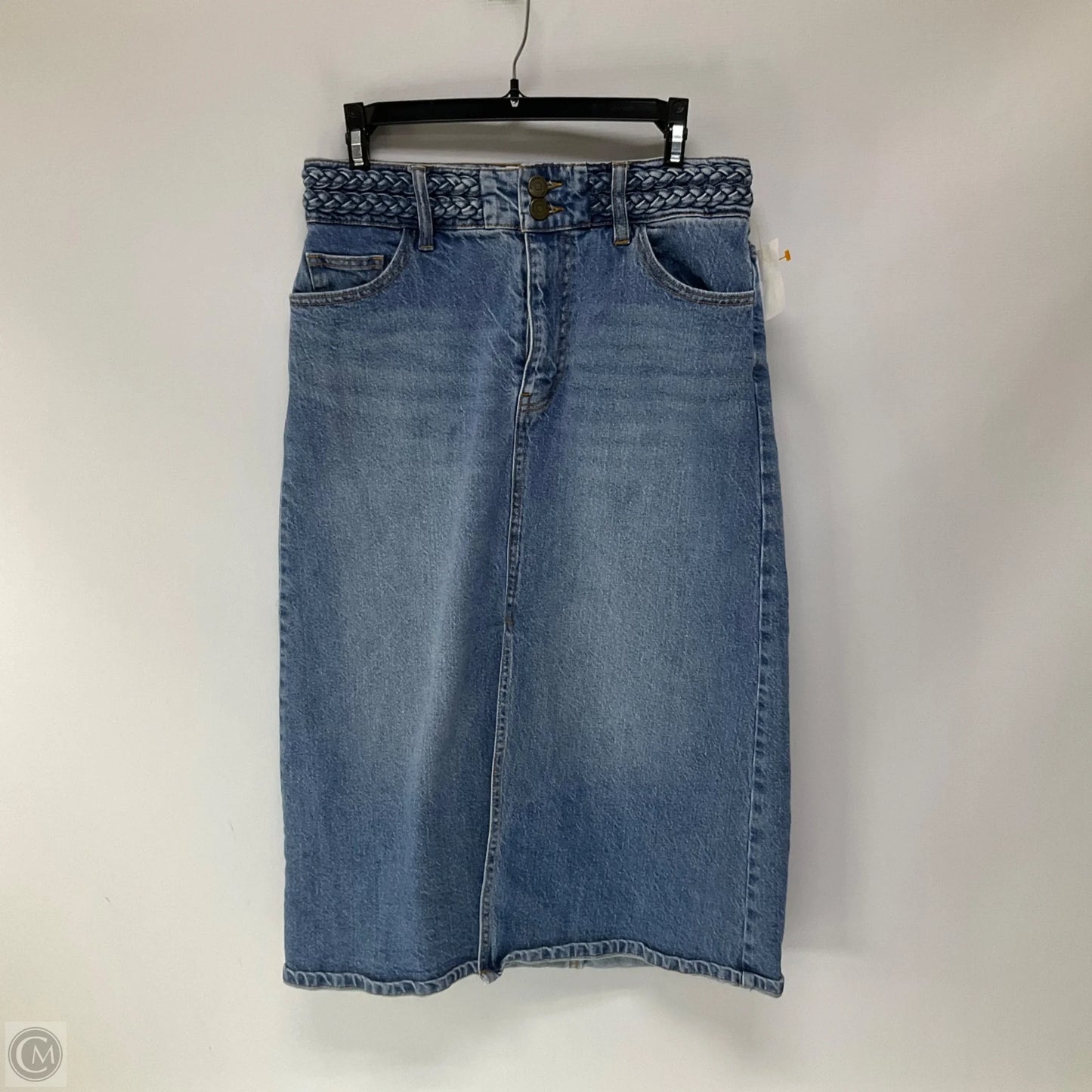 Skirt Midi By Habitual In Blue Denim, Size: 4