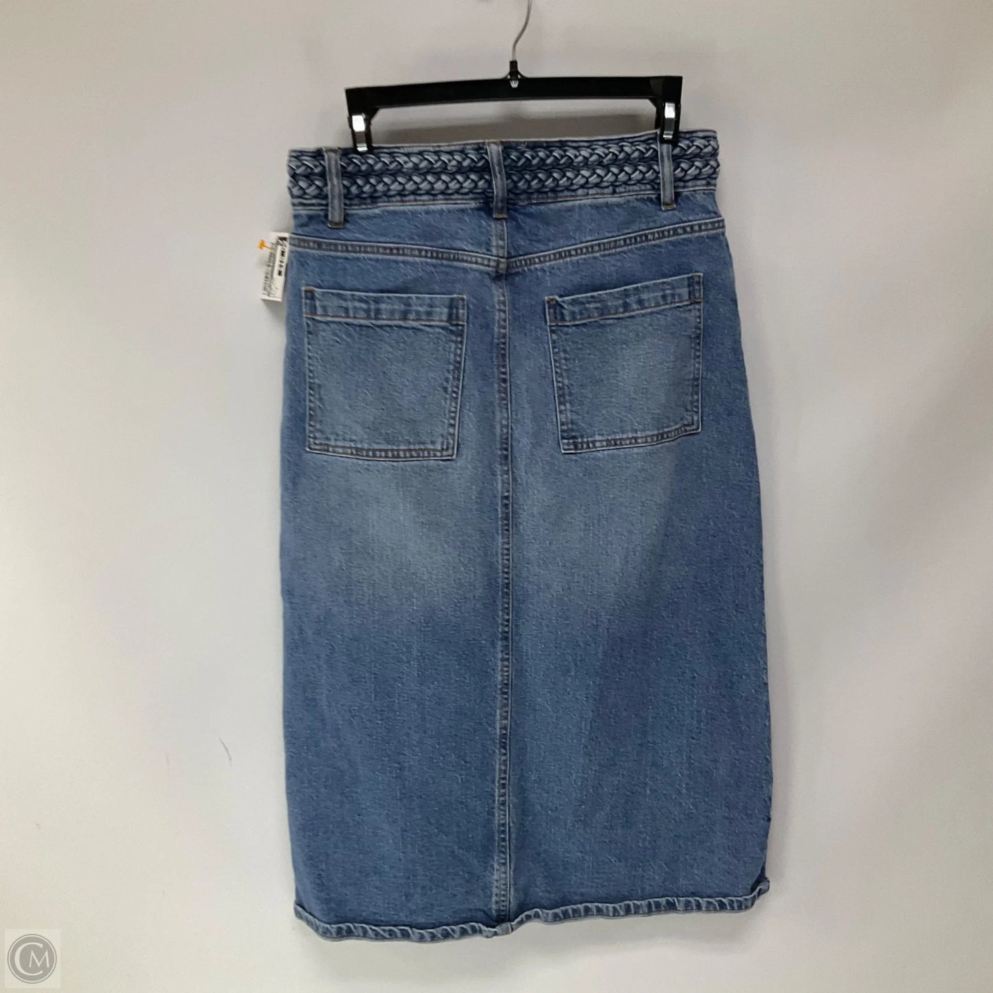 Skirt Midi By Habitual In Blue Denim, Size: 4