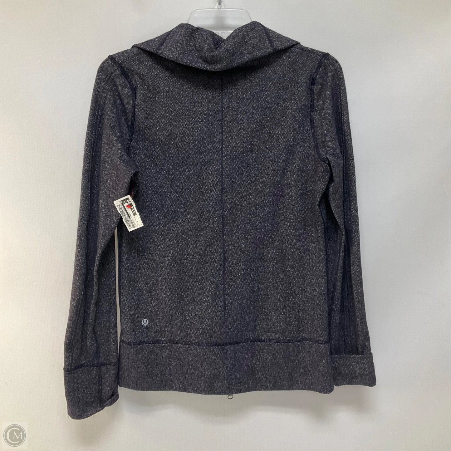 Athletic Jacket By Lululemon In Grey, Size: 6