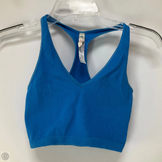 Athletic Bra By Free People In Blue, Size: S