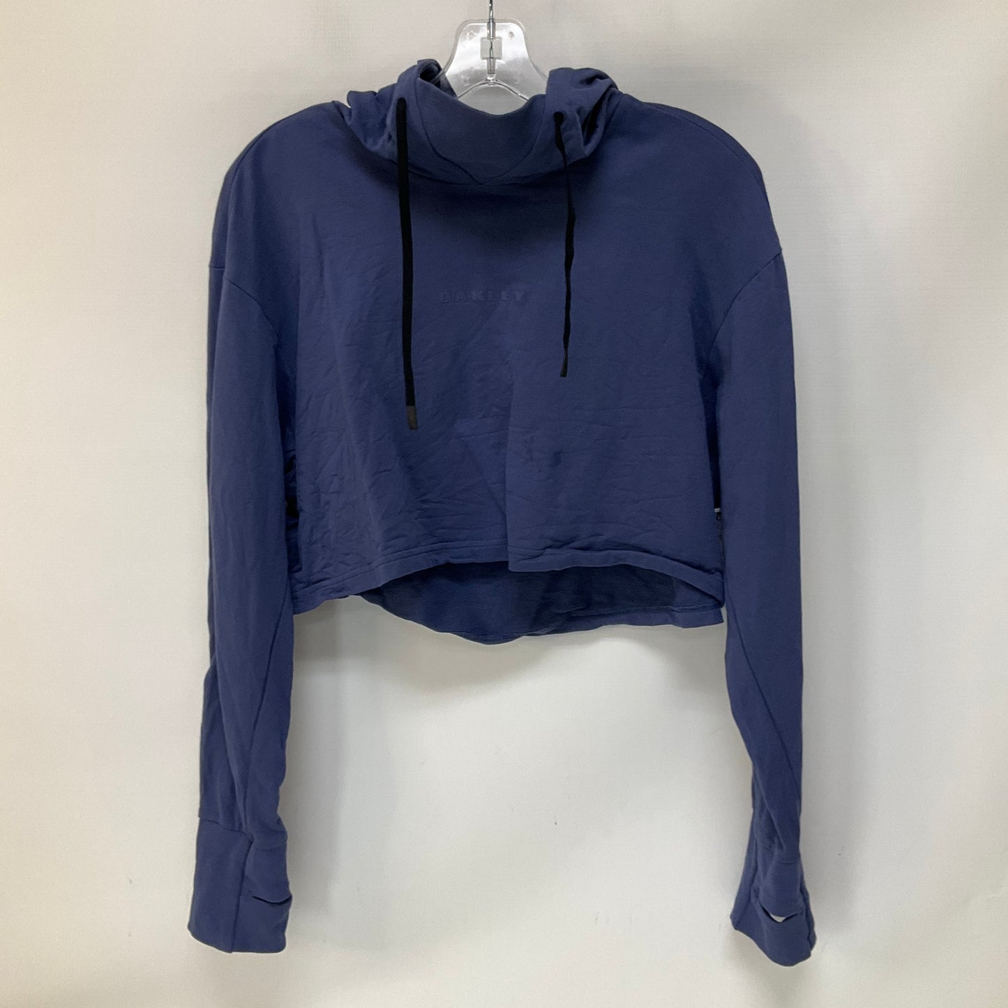 Blue Athletic Sweatshirt Hoodie Oakley, Size S