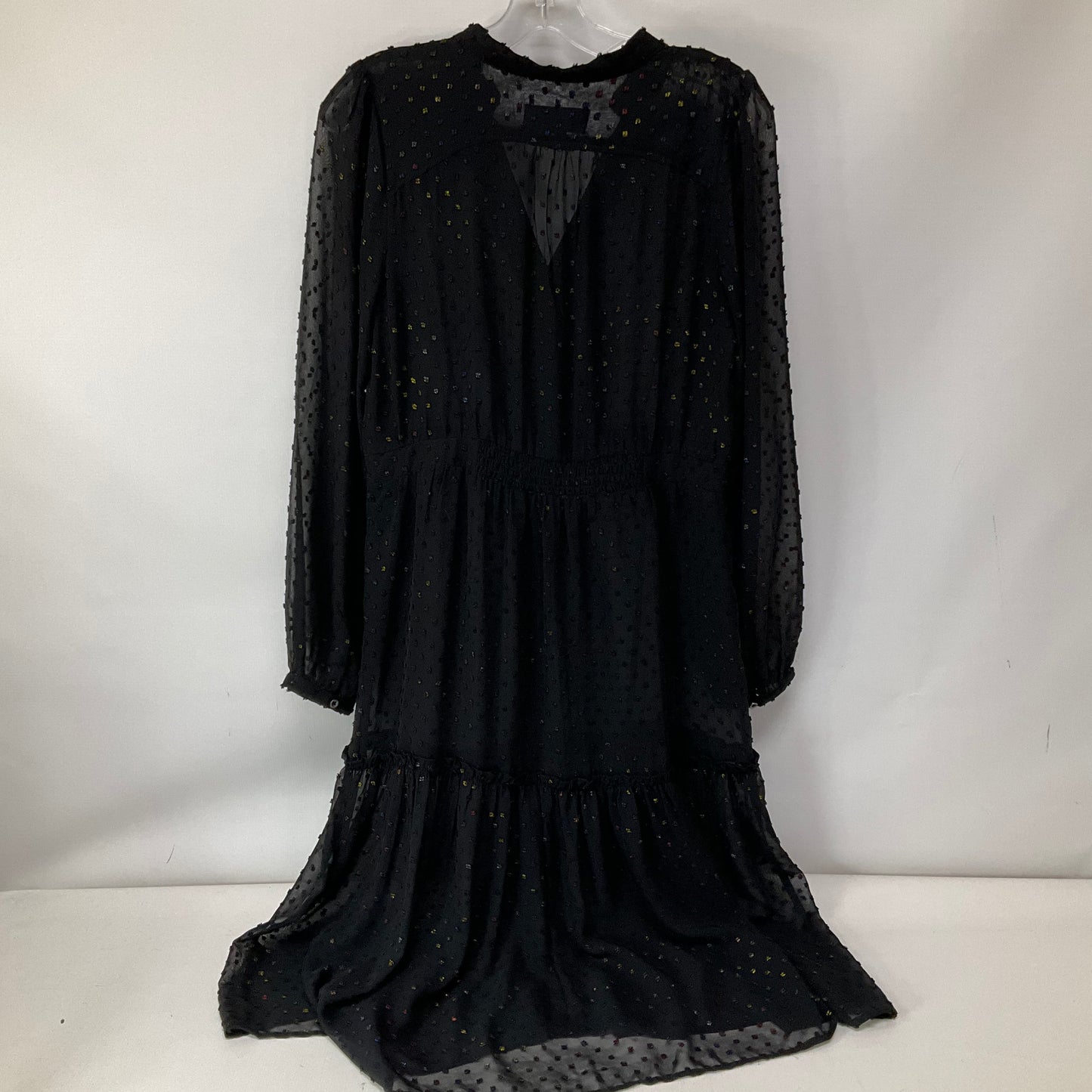 Dress Casual Midi By Anthropologie In Black, Size: 8