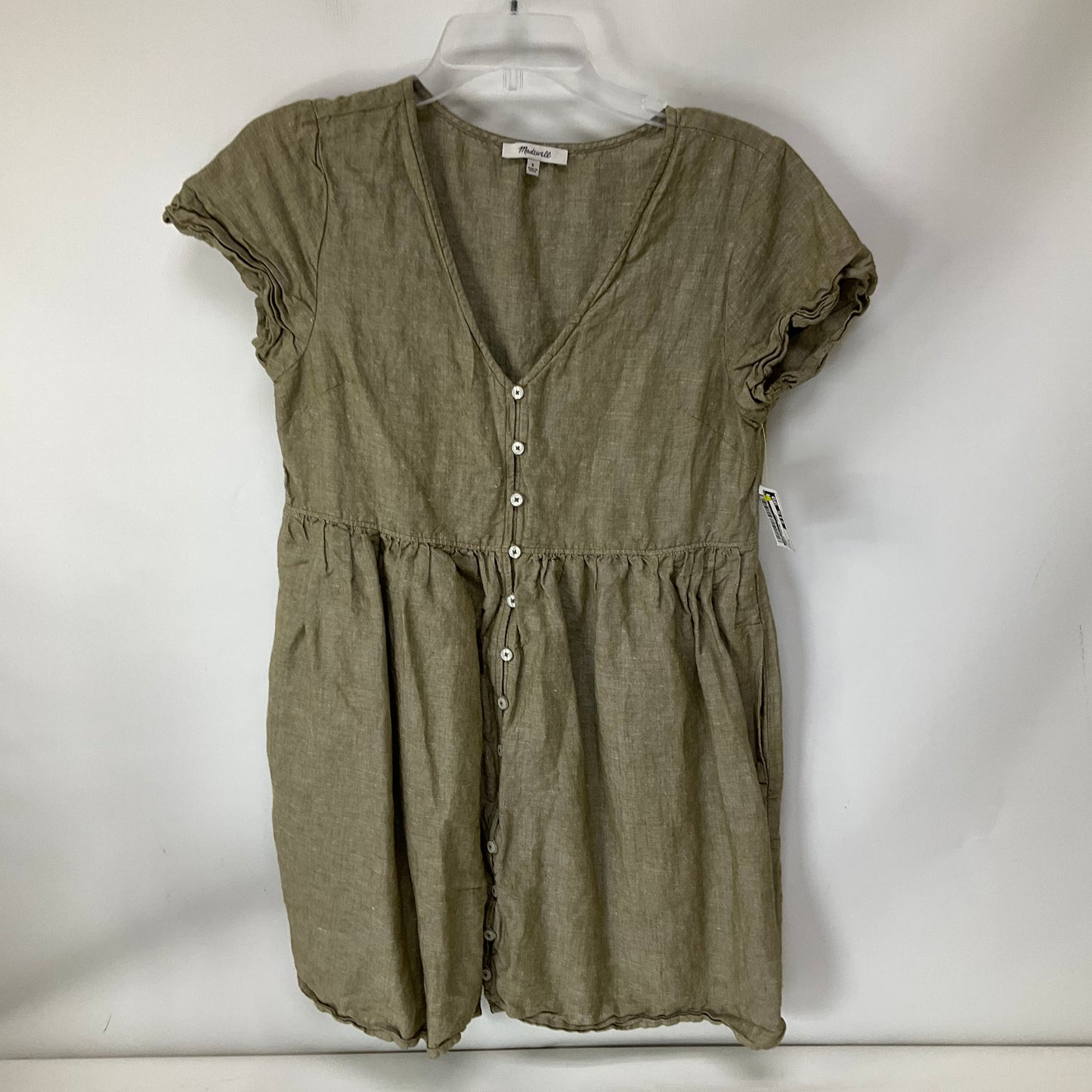 Dress Casual Midi By Madewell In Grey, Size: S