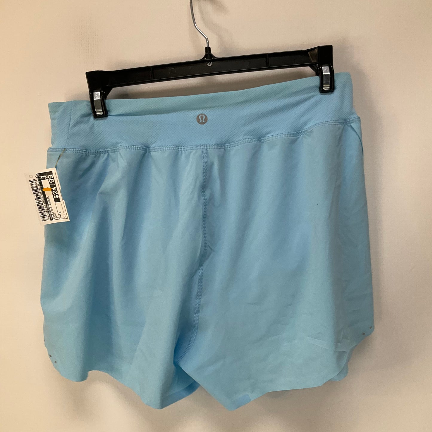 Athletic Shorts By Lululemon In Blue, Size: 6