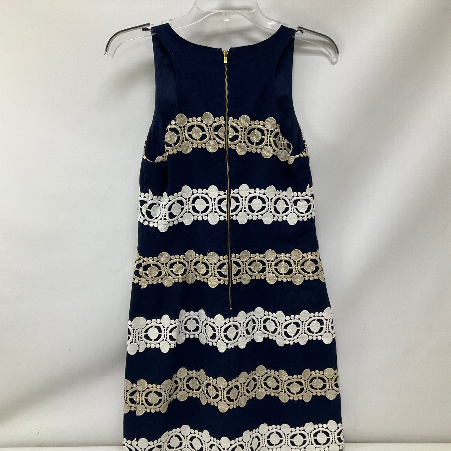 Dress Casual Midi By Lilly Pulitzer In Navy, Size: 4