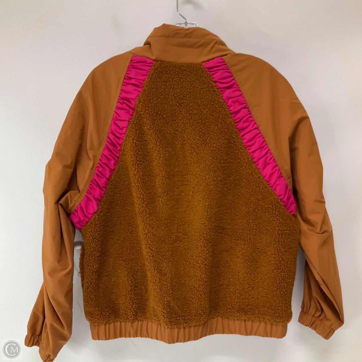 Jacket Puffer & Quilted By Clothes Mentor In Brown & Pink, Size: S