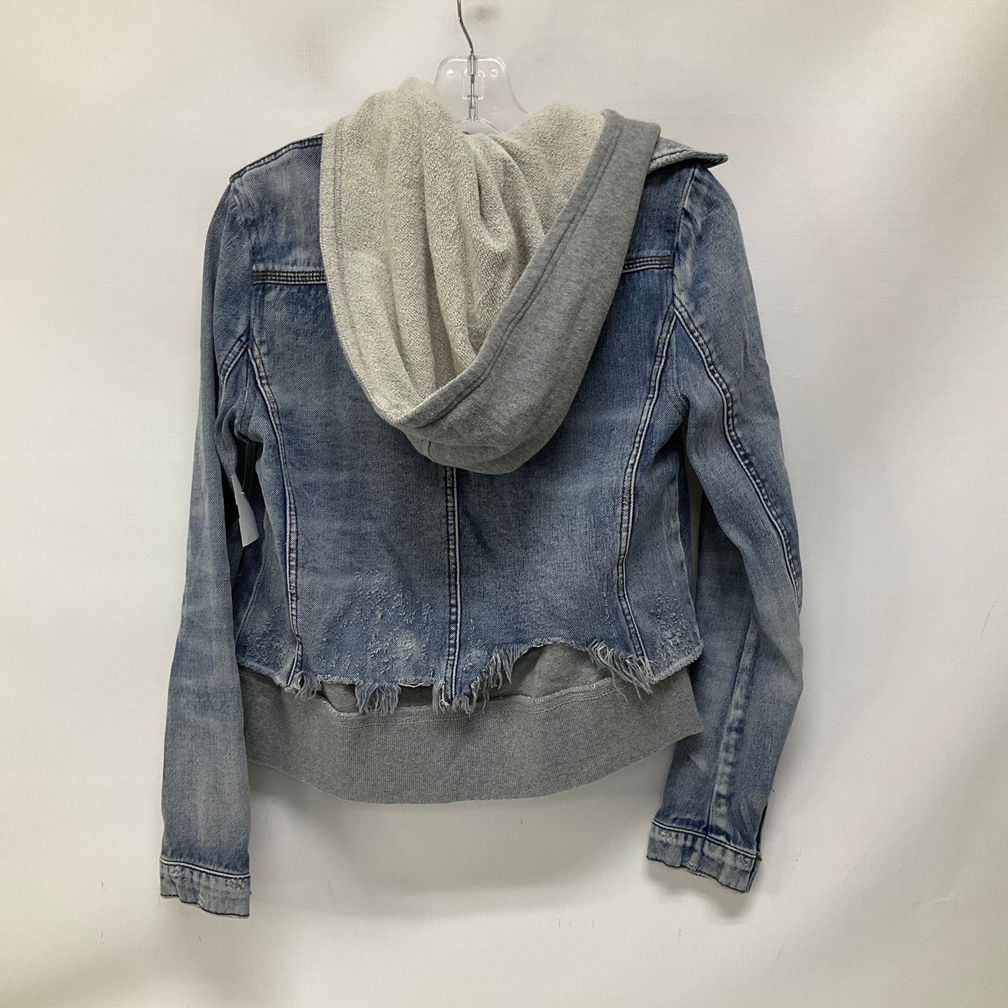 Jacket Denim By Free People In Blue, Size: Xs