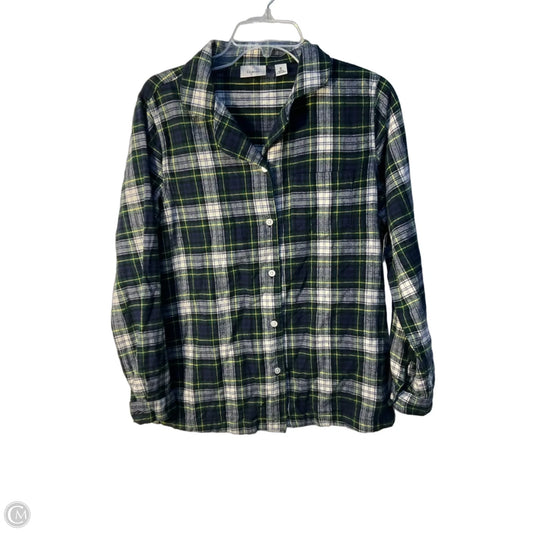 Top Long Sleeve By L Love In Blue & Green, Size: M