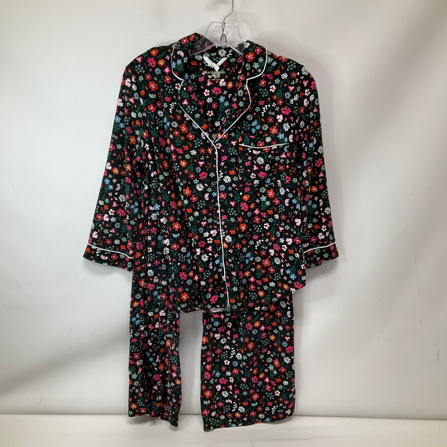 Pajamas 2pc By Kate Spade In Black, Size: S