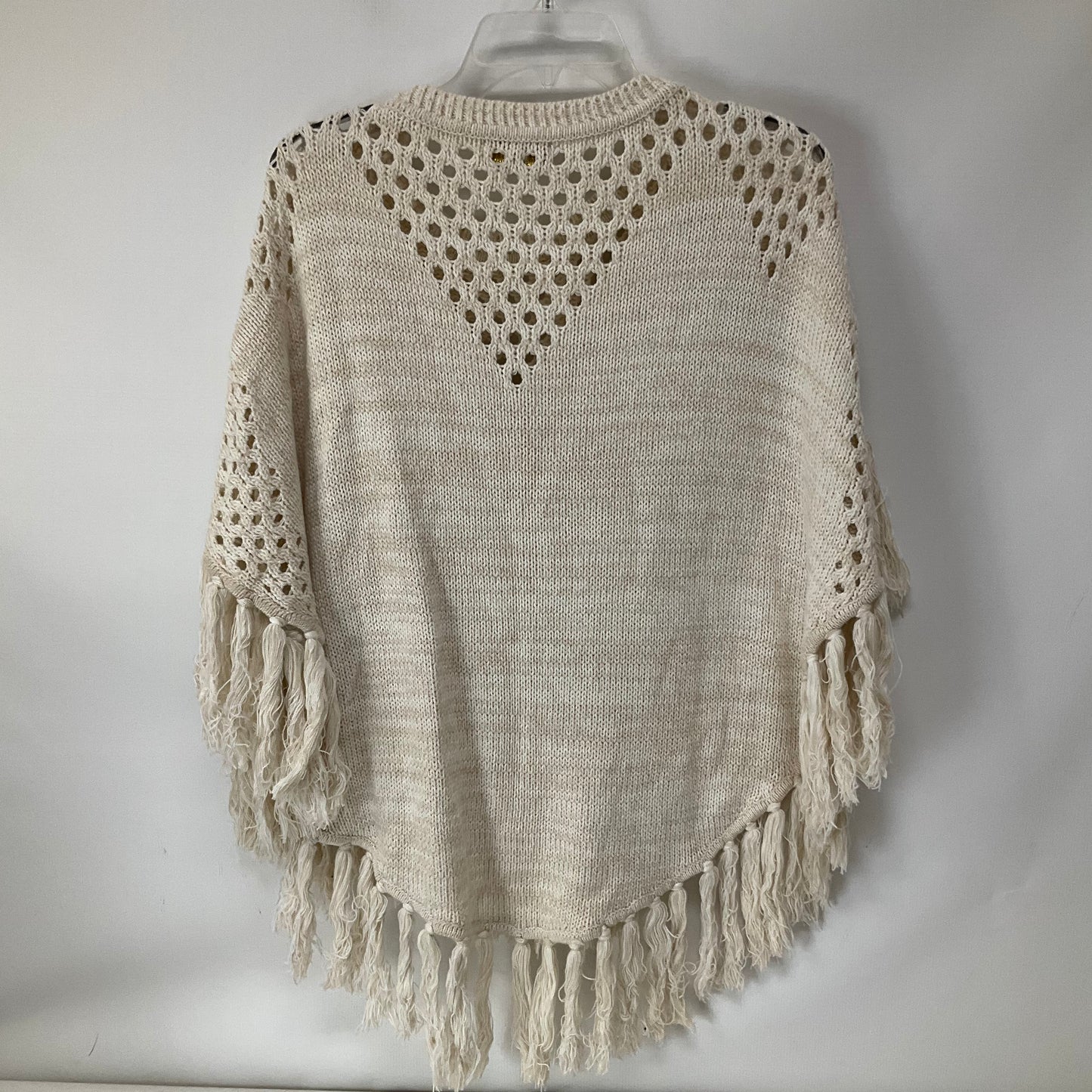 Cream Poncho Braeve, Size Onesize