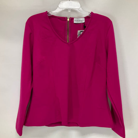 Pink Top Long Sleeve Cma, Size 1x