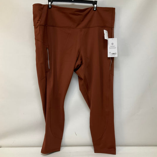 Brown Athletic Pants Athleta, Size 3x