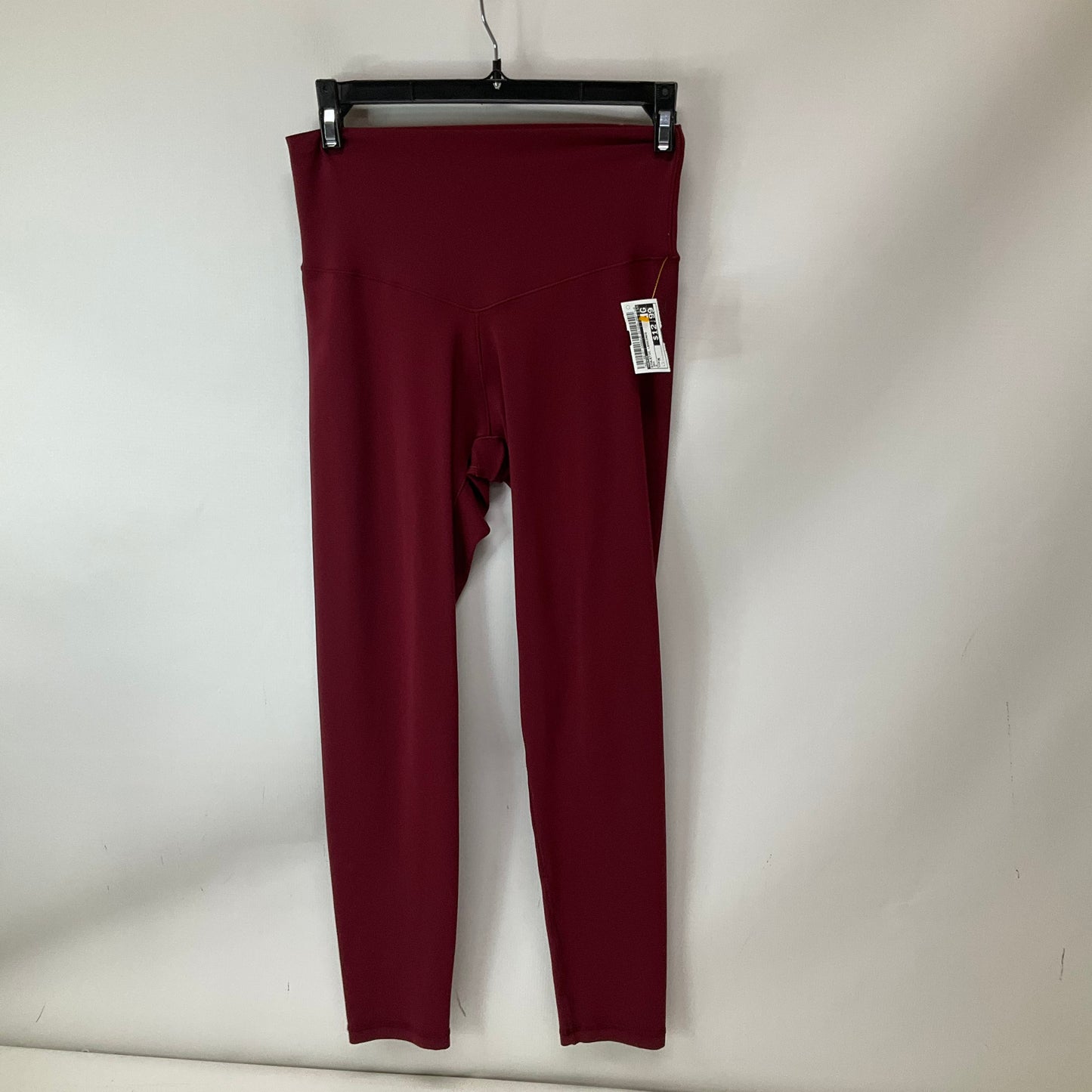 Athletic Leggings By Aerie In Red, Size: M