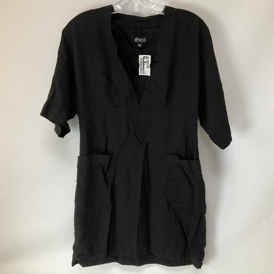 Black Dress Casual Short Etica, Size Xs