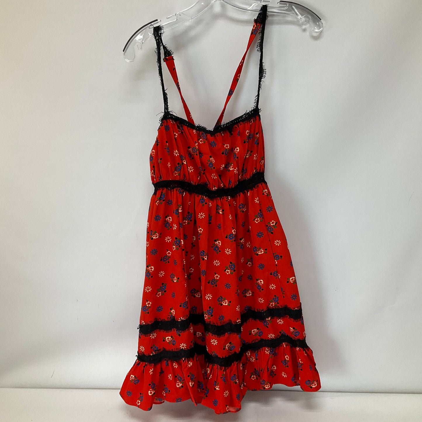 Red Dress Casual Short Urban Outfitters, Size M