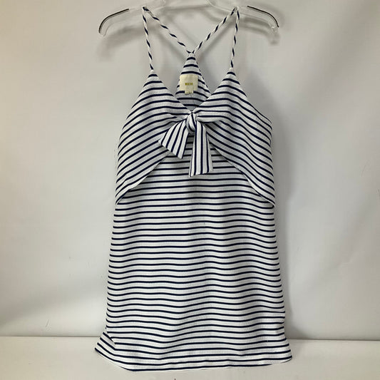 Striped Pattern Dress Casual Short Maeve, Size M