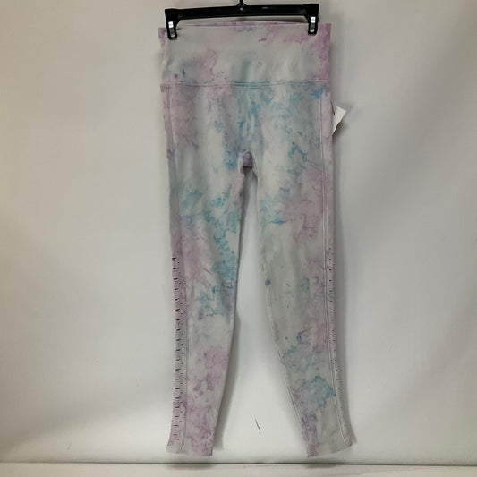 Tie Dye Print Athletic Leggings Spiritual Gangster, Size M