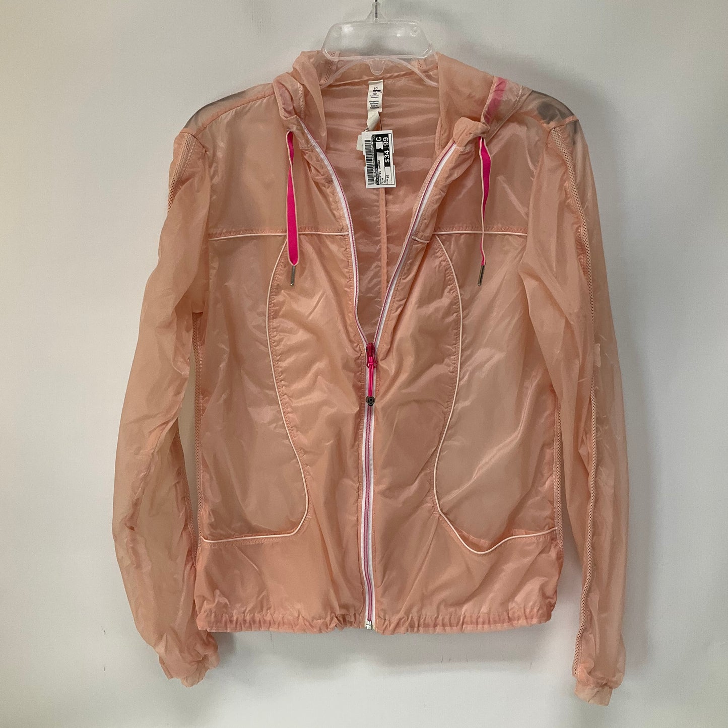 Pink Athletic Jacket Lululemon, Size 10