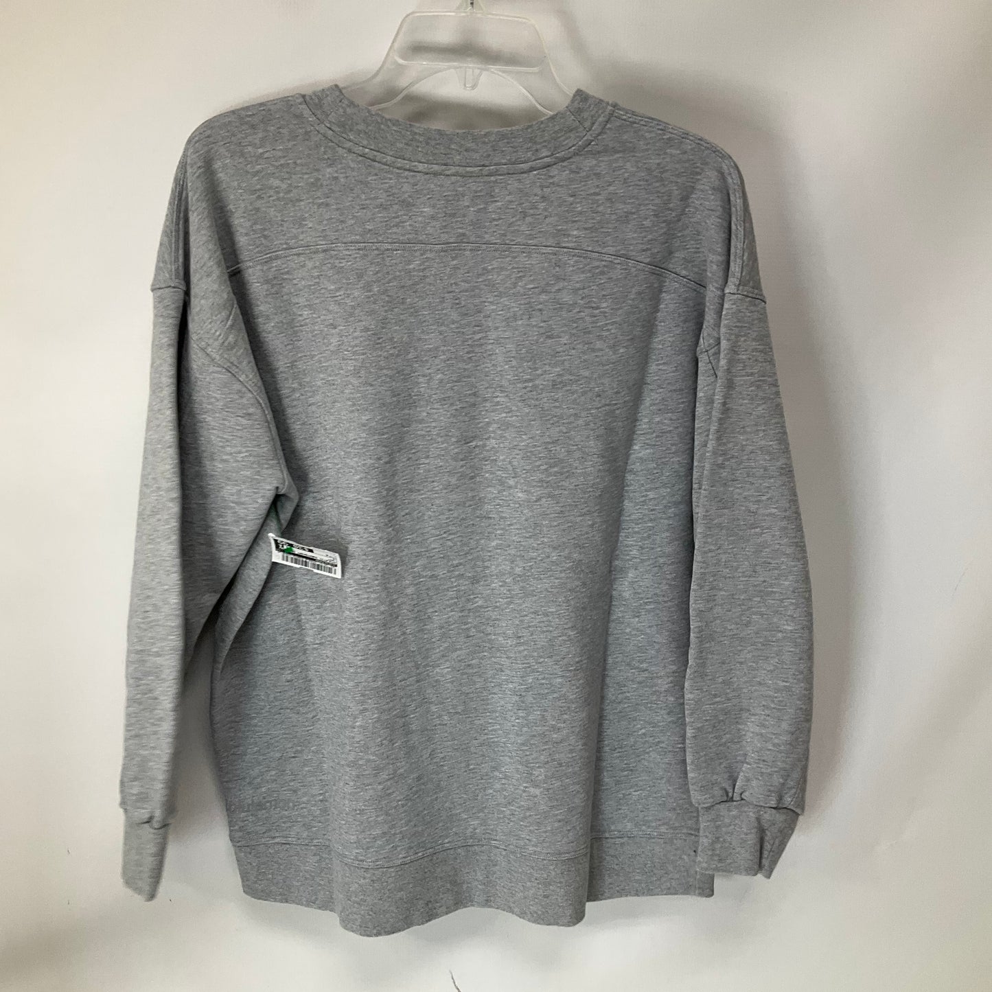 Athletic Sweatshirt Crewneck By Lululemon In Grey, Size: 6