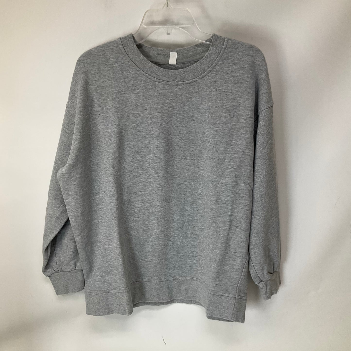 Athletic Sweatshirt Crewneck By Lululemon In Grey, Size: 6