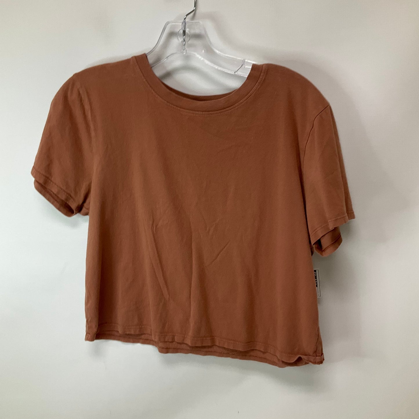 Athletic Top Short Sleeve By Outdoor Voices In Orange, Size: Xs