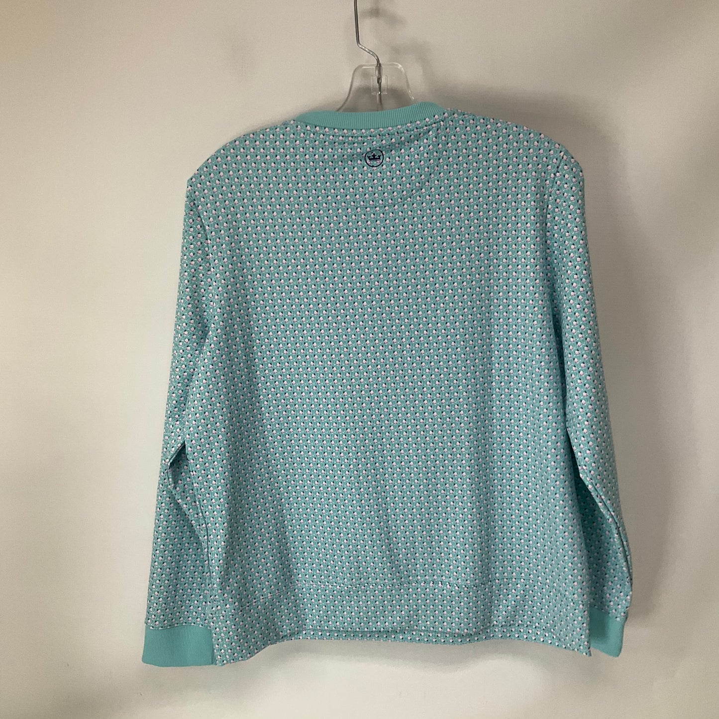 Athletic Top Long Sleeve Crewneck By Cmb In Blue, Size: M