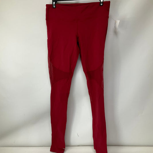 Athletic Leggings By Alo In Red, Size: M