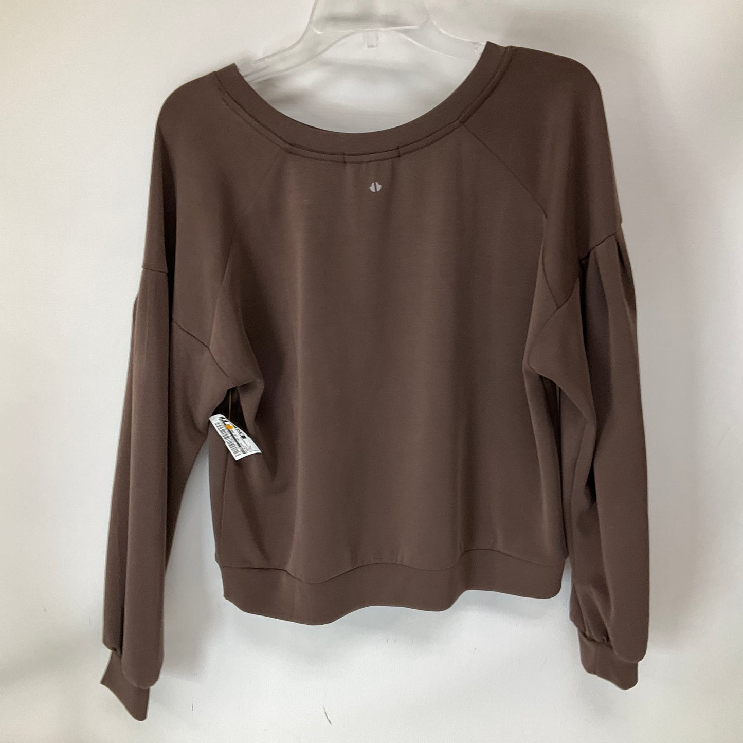 Athletic Top Long Sleeve Crewneck By Cma In Brown, Size: L