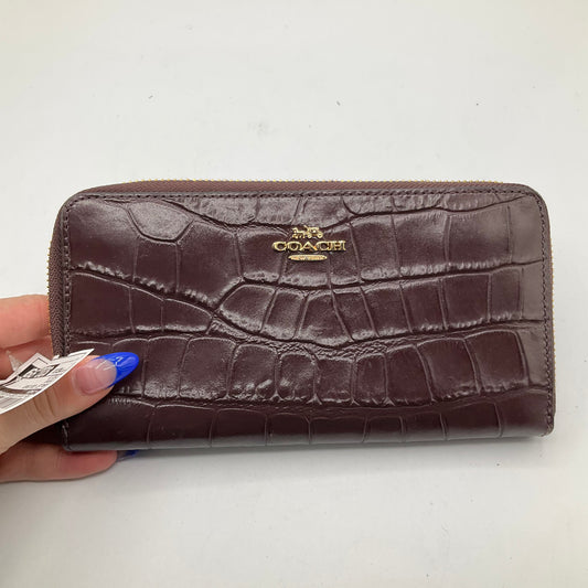 Wallet Designer By Coach, Size: Medium