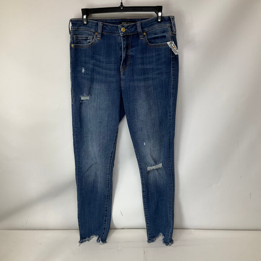 Jeans Skinny By True Religion In Blue Denim, Size: 8