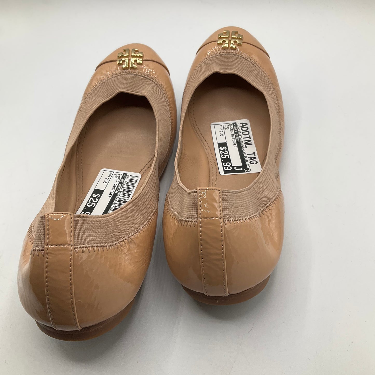 Shoes Designer By Tory Burch In Tan, Size: 7.5