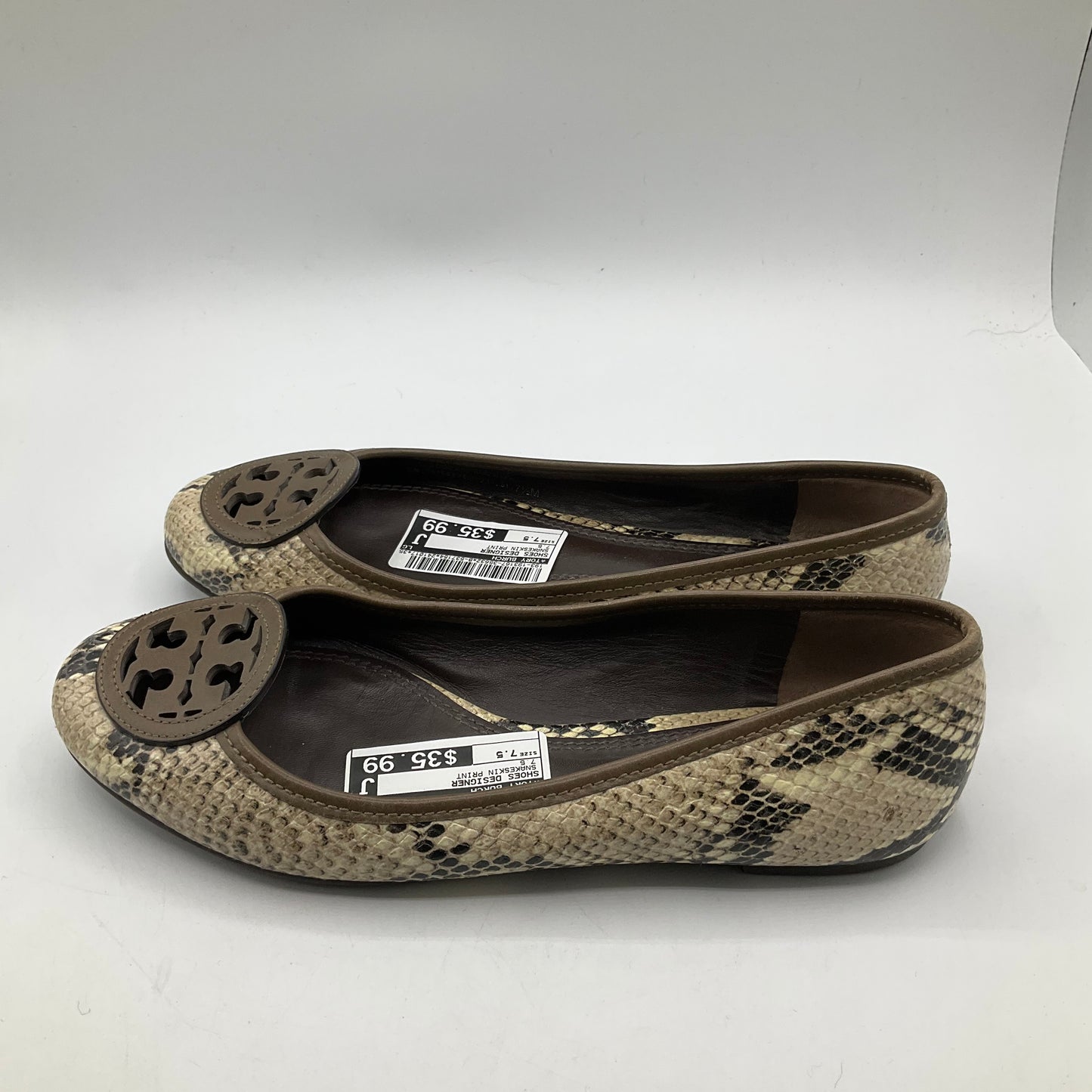 Shoes Designer By Tory Burch In Snakeskin Print, Size: 7.5