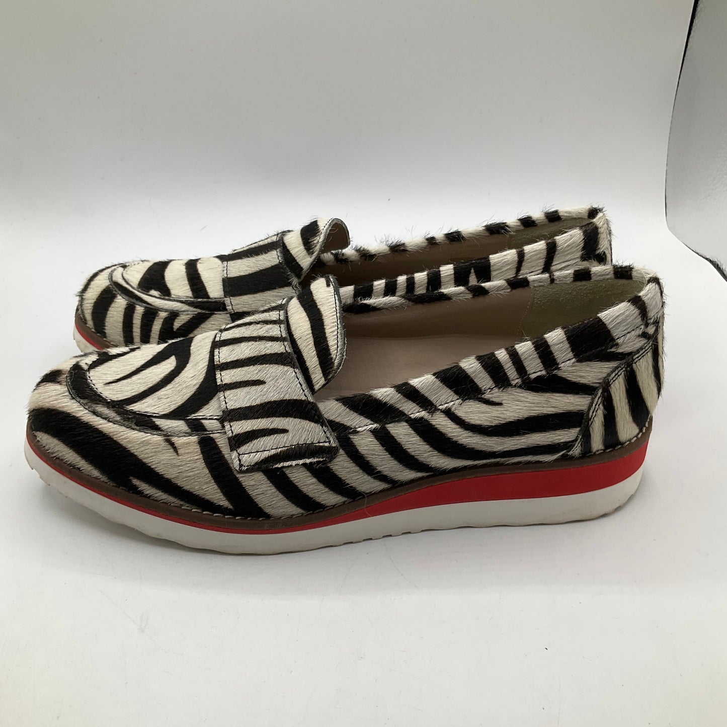 Shoes Flats By Boden In Zebra Print, Size: 10