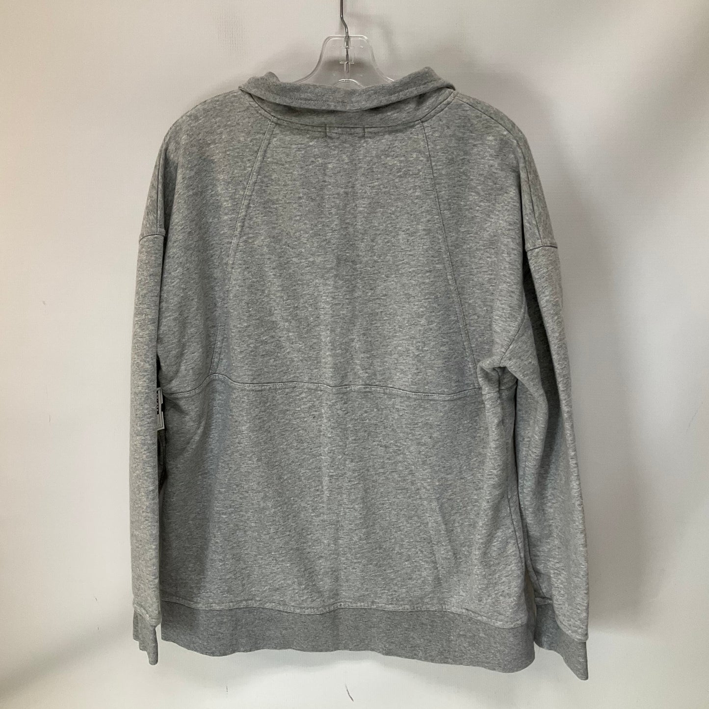 Sweatshirt Collar By Evereve In Grey, Size: M