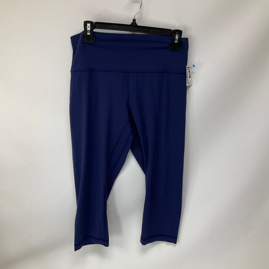 Athletic Leggings Capris By Lululemon In Blue, Size: 10