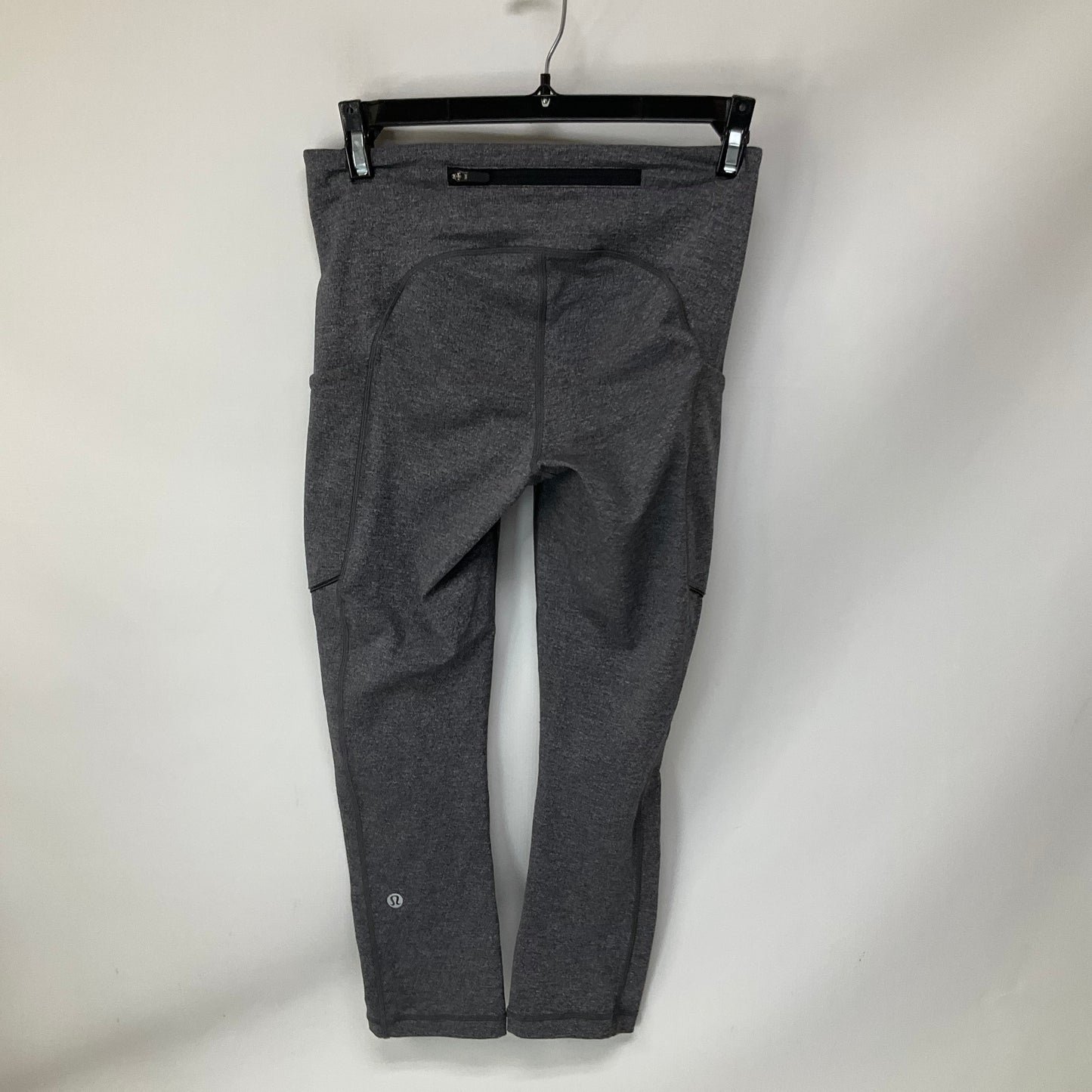 Athletic Leggings Capris By Lululemon In Grey, Size: 6