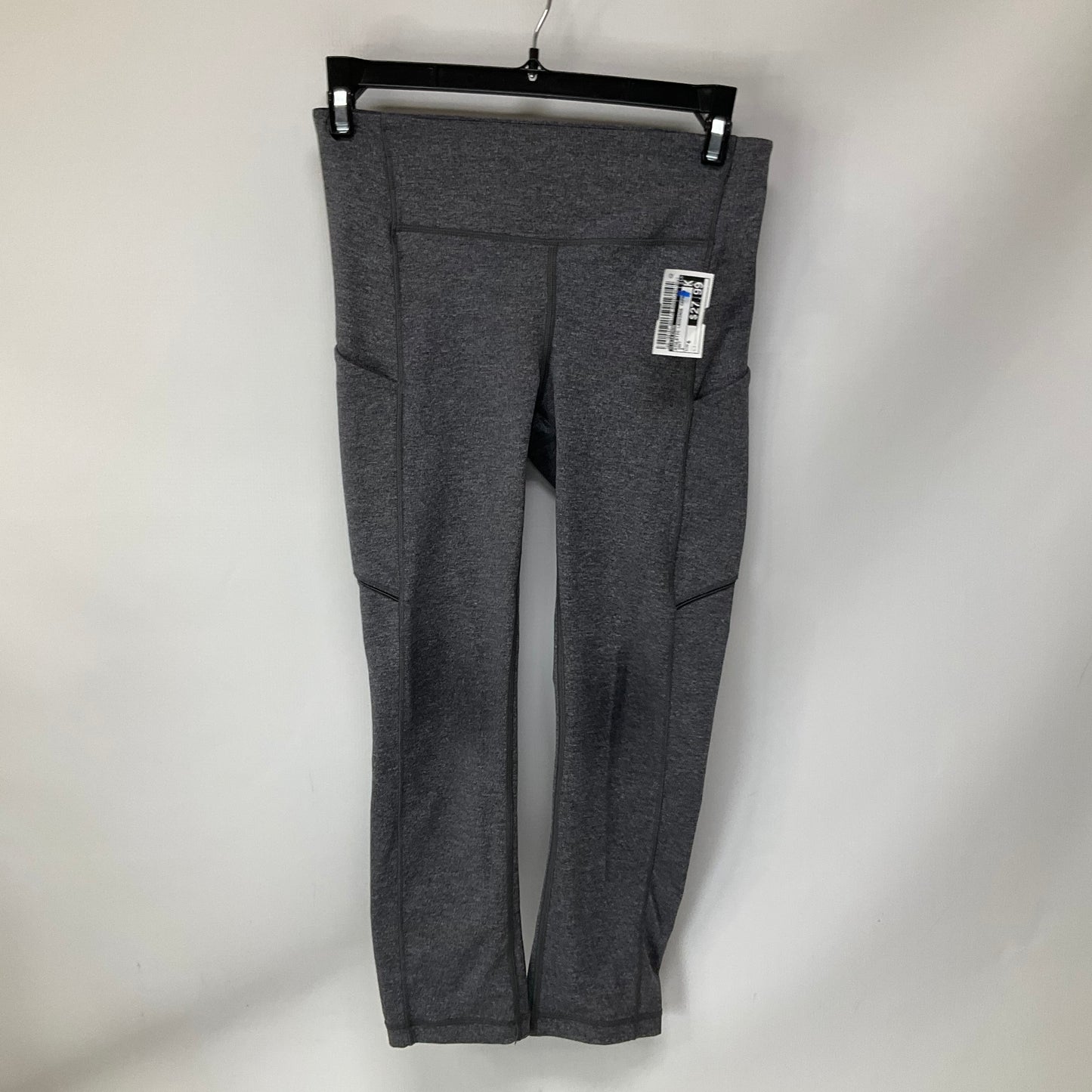 Athletic Leggings Capris By Lululemon In Grey, Size: 6