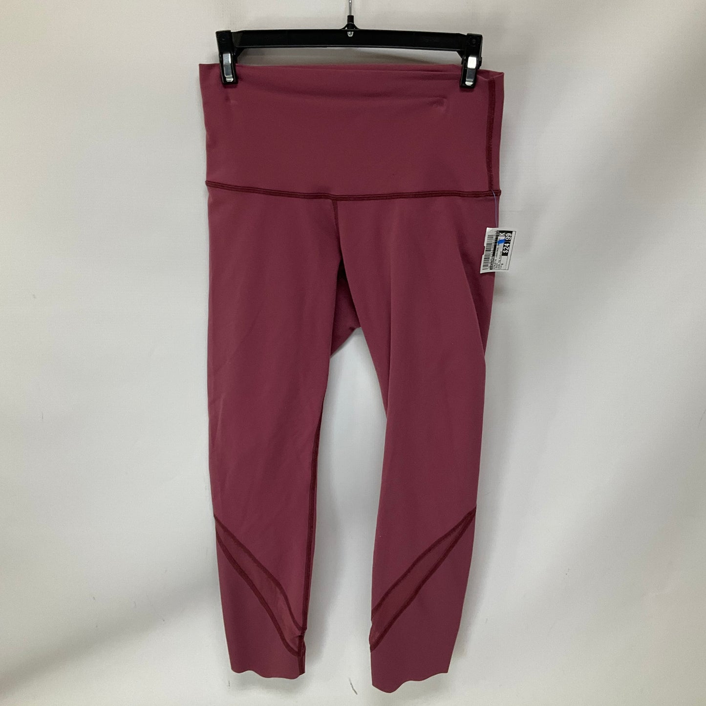 Athletic Leggings Capris By Lululemon In Mauve, Size: 6