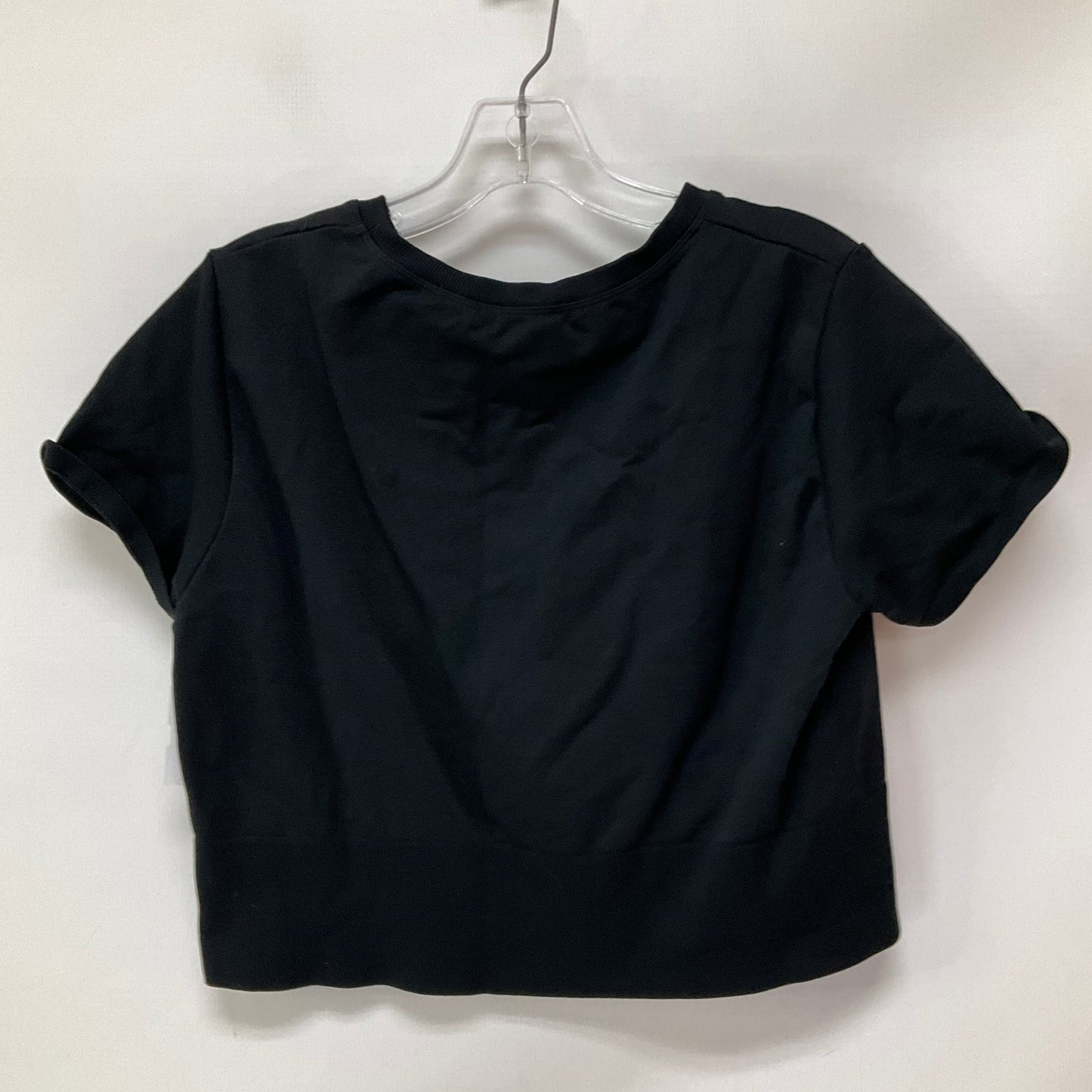 Athletic Top Short Sleeve By Aerie In Black, Size: Xl