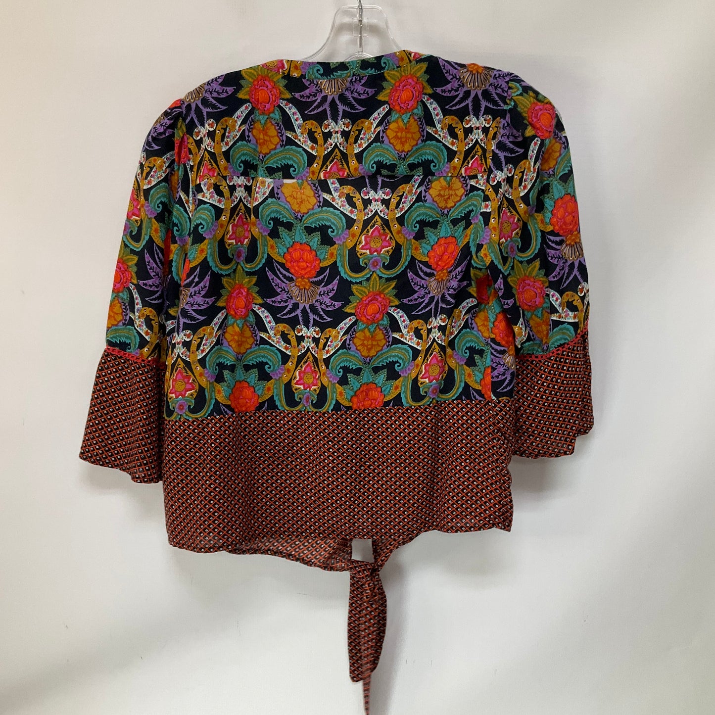 Top 3/4 Sleeve By Maeve In Multi-colored, Size: M